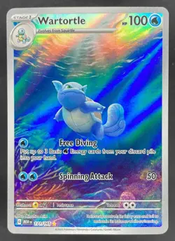 2023 Pokemon S&V 151 Wartortle Illustration Rare #171/165 - Image 1