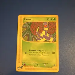 Pokemon Ekans 108/165 Expedition Base Set Common Basic HP50 10 Attack English - Image 1