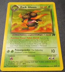Pokemon - Dark Gloom 36/82 - Team Rocket - RARE - Vintage 1999 - Wizards - VLP - Image 2