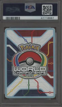 2014 Pokemon Promo World Champion Crazy Punch #79 M Kangaskhan Ex PSA 2 GOOD - Image 2