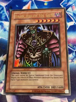 Yu-Gi-Oh! TCG Dark Ruler Ha Des RP02-EN052 Ultra Rare Unlimited NM/M - Image 1