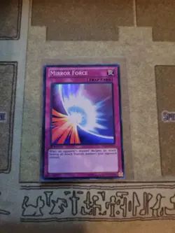 YUGIOH TCG MIRROR FORCE YS13-ENV14 SUPER 1ST EDITION NM - Image 1