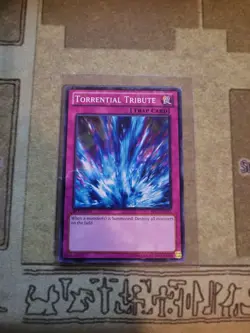 YUGIOH TCG TORRENTIAL TRIBUTE BP01-EN051 STARFOIL 1ST EDITION NM - Image 1