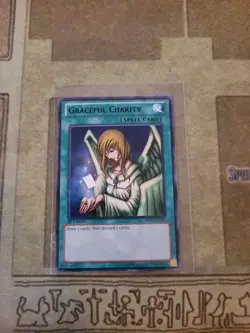 YUGIOH GRACEFUL CHARITY BP01-EN137 BLACK RARE 1ST ED NM - Image 1
