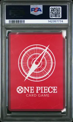 2025 ONE PIECE OP11-A FIST OF DIVINE SPEED ALTERNATE ART #001 KOBY PSA 8 - Image 2