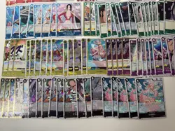 One piece TCG JOLLY ROGER FOIL Japanese lot of 104. US Seller - Image 4