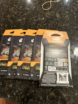 Jump To Lightspeed Star Wars Unlimited 16 Card Booster Pack LOT Of 5 Packs - Image 2