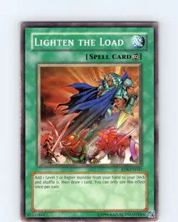 Yu-Gi-Oh TCG Lighten The Load RDS-EN047 Unlimited Common Card Played LP - Image 1