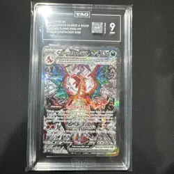 Pokemon PSA 9 MINT 2023 Charizard Ex 223 Obsidian Flames SIR Card - Image 1