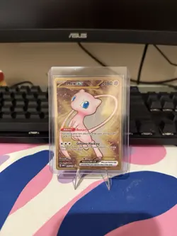 Pokemon TCG Mew EX 151 Gold Metal Promo Card 205/165 NM - Image 1