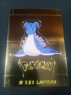 2000 Navarrete Kanto Peru Buildable Card Gold Lapras #131 Vintage US Seller - Image 1