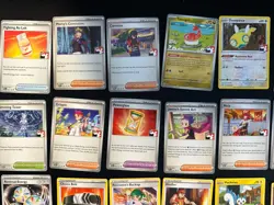 TCG Lot Pikachu Tin 40 Play! Tournament Prize Pack Promo Series Stamped Cards - Image 3