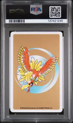 2000 POKEMON GOLD VERSION PLAYING CARDS JACK OF HEARTS #207 GLIGAR PSA 9 - Image 2