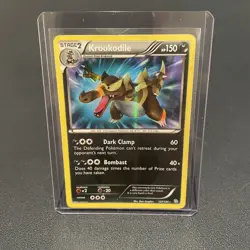 Krookodile 127/124 Holo Secret Rare - Dragons Exalted - Pokemon Card TCG - HP - Image 1