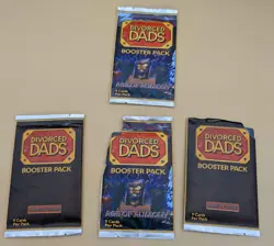 Divorced Dads Card lot - 1 Sealed Booster pack 1 Sealed Starter pack and more - Image 1