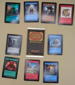 Divorced Dads Card lot - 1 Sealed Booster pack 1 Sealed Starter pack and more - Image 5