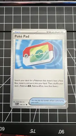Pokemon TCG - Poke Pad 198/217 - Ascended Heroes Card 198/217 198 RAW FRESH - Image 1