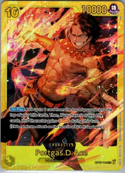 Portgas.D.Ace OP07-119 SEC English 500 Years in the Future - One Piece Card - NM - Image 1