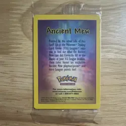 Pokemon Ancient Mew Promo Holo Vintage Card 2000 Wizards of the Coast English - Image 1