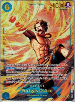 Portgas.D.Ace OP13-119 SEC English Carrying On His Will - One Piece Card - NM - Image 1