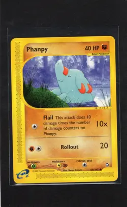 Pokemon Card - Phanpy Aquapolis 100/147 Common Regular LP - Image 1