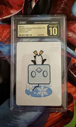 Pokemon Eiscue Picture Card 016/032 Playing Cards CGC Pristine 10 2025 Japanese - Image 1