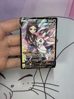 Sylveon V TG14/TG30 Brilliant Stars 2022 Holo Pokemon Card TCG - Image 2