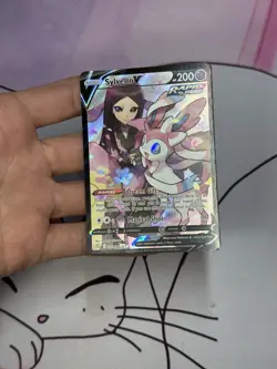 Sylveon V TG14/TG30 Brilliant Stars 2022 Holo Pokemon Card TCG - Image 3