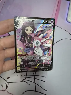 Sylveon V TG14/TG30 Brilliant Stars 2022 Holo Pokemon Card TCG - Image 4