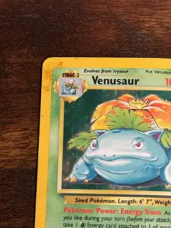 Pokemon Vintage Venusaur 15/102 Base Set Holo Card - Image 2