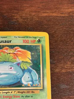 Pokemon Vintage Venusaur 15/102 Base Set Holo Card - Image 3