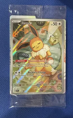 SV: Scarlet & Violet Promo Card Holo -Eevee #173 - Sealed - Image 1