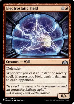 Electrostatic Field 097/259 LIST The List Reprints NM - Image 1