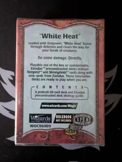 White Heat Theme Deck ~ Exodus 60 Card Deck Factory Sealed - Image 2