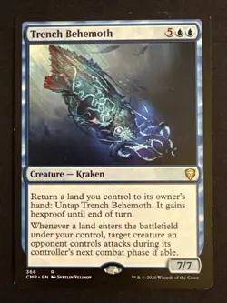 1x Trench Behemoth (366) Commander Legends LP MTG magic the Gathering x1 MKE - Image 1