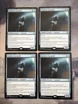 4x Vantress Gargoyle- Throne of Eldraine- NM- Mtg Magic The Gathering- Playset - Image 1