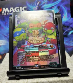 MTG Teenage Mutant Ninja Turtles Michelangelo, Weirdness to 11, Showcase, Foil - Image 5