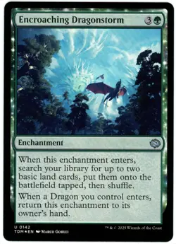 Encroaching Dragonstorm (Foil) - 0142 - Tarkir Dragonstorm - MTG - NM/M - Image 1