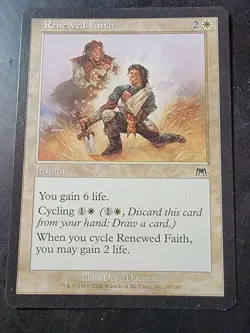 Renewed Faith 50/350 Magic The Gathering MTG - Image 1