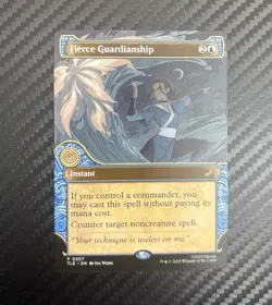 MTG Fierce Guardianship (Showcase) Normal NM Avatar: The Last Airbender: Eternal - Image 1