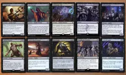 Lot 10x Black Zombie Creatures Set Magic MTG Commander EDH Lord of the Accursed - Image 1