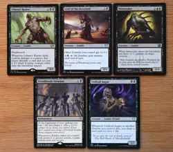 Lot 10x Black Zombie Creatures Set Magic MTG Commander EDH Lord of the Accursed - Image 3