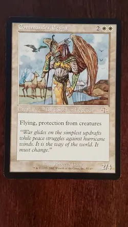 Commander Eesha Judgment EX/LP #9 MTG Magic the Gathering Creature Rare White - Image 1