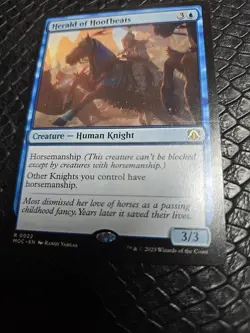 Herald of Hoofbeats #22 (NM) March of the Machine MOC Magic MTG - Image 1