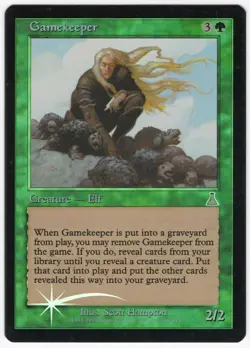 Gamekeeper 1999 Urza's Destiny FOIL Green Uncommon Creature MTG NM AZ4 - Image 1