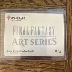 MTG - Gysahl Greens 10/53 - Art Series: FINAL FANTASY - Pack Fresh Free Ship - Image 4