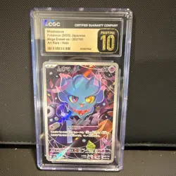 Pokemon Misdreavus CGC Pristine 10 Art Rare Mega Dream ex 202/193 Holo Japanese - Image 1