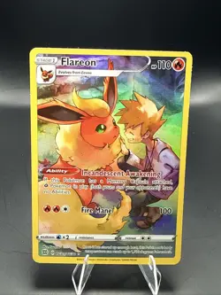 Pokemon Card - Flareon Brilliant Stars TG01/TG30 Ultra Rare - Image 1
