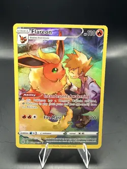 Pokemon Card - Flareon Brilliant Stars TG01/TG30 Ultra Rare - Image 2
