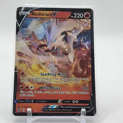 Reshiram V - 024/195 - Ultra Rare - Silver Tempest - Pokemon Card - NM/M - Image 1